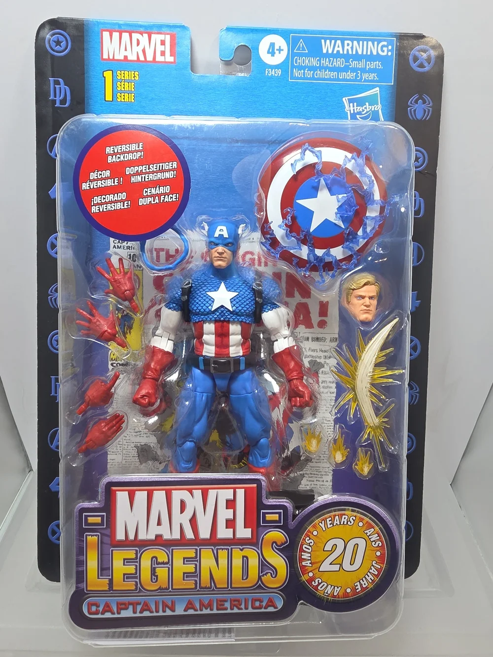 Marvel Legends 20th Anniversary Captain America Series 1 Hasbro Figure MOC (F4)